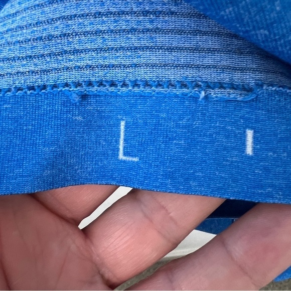 Lululemon Metal Vent Tech Blue Polo Shirt - Picture 4 of 5